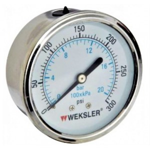WEKSLER Pressure Gauge 4-1/2 inch